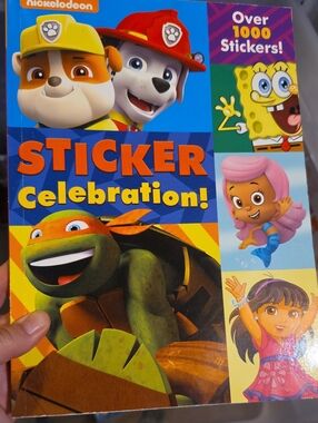 Nickelodeon Sticker Celebration! Book - Blue, Orange, Yellow, Green, Pink